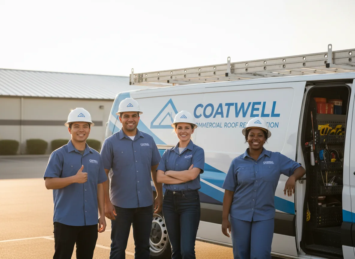 Commercial roof coating company in Roebling, NJ